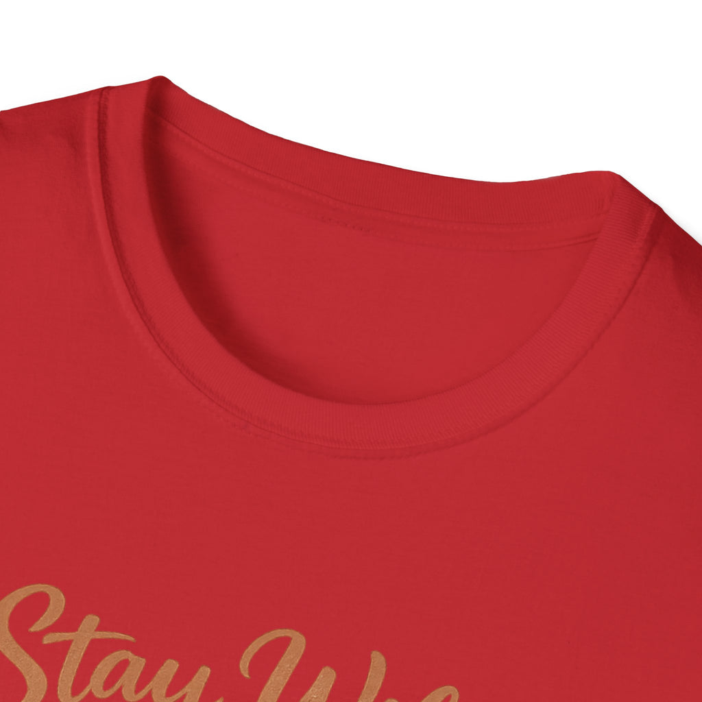 Stay Wild Bloom Bright T-Shirt — Floral Sunset Graphic Tee