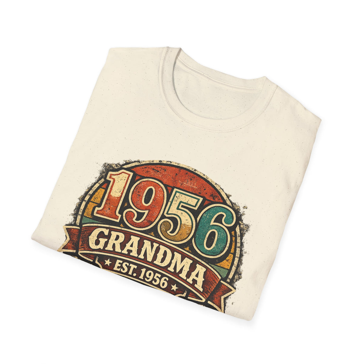 1956 Grandma T-Shirt – Vintage Established 1956 Birthday Gift