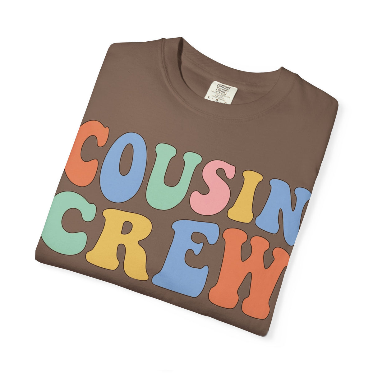 Cousin Crew Shirt, Retro Groovy Bubble Letter Tee, Matching Family Reunion Shirt, Cousin Gift