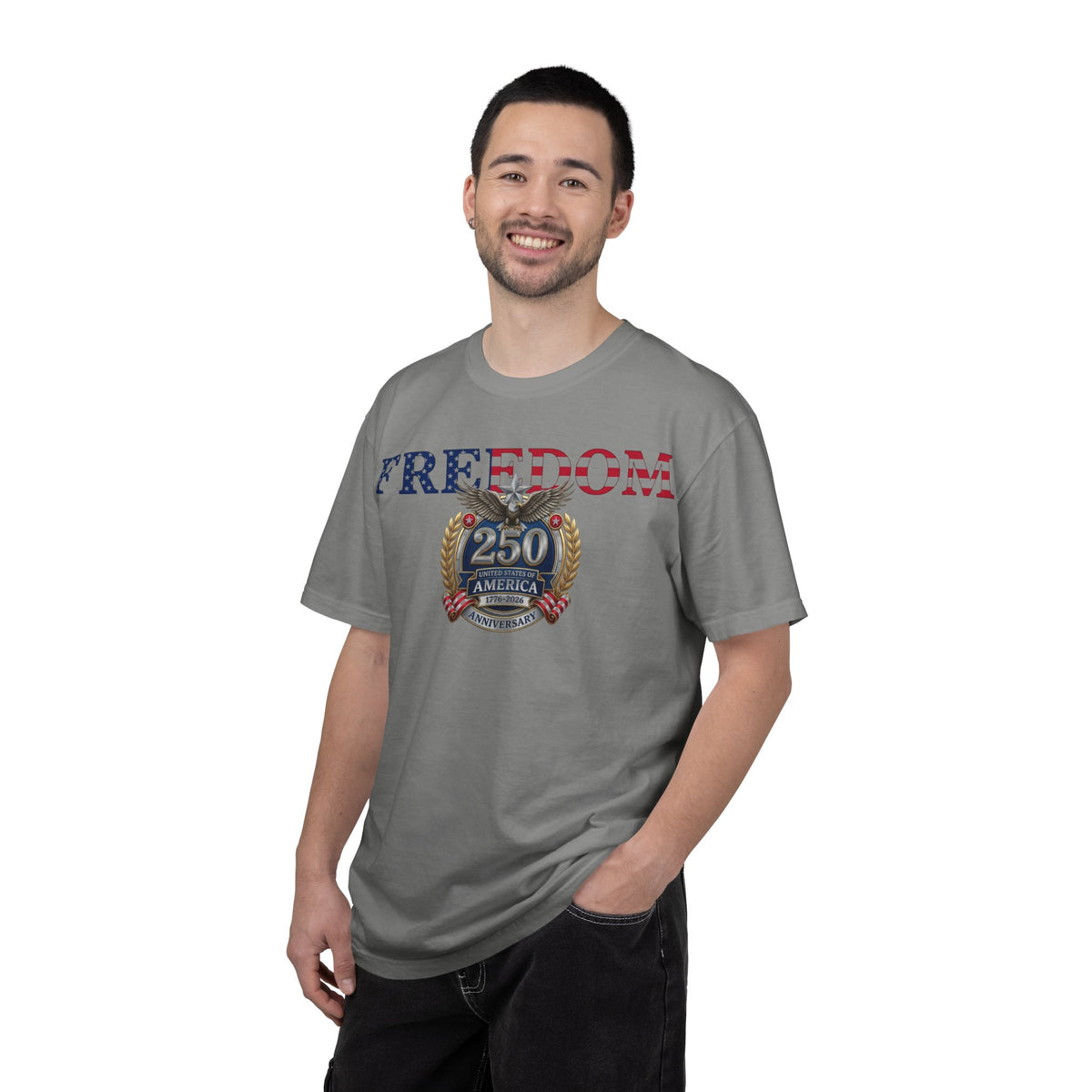 Freedom America 250 Shirt, Semiquincentennial 1776-2026 Tee, Patriotic Anniversary Shirt, Fourth Of July Gift