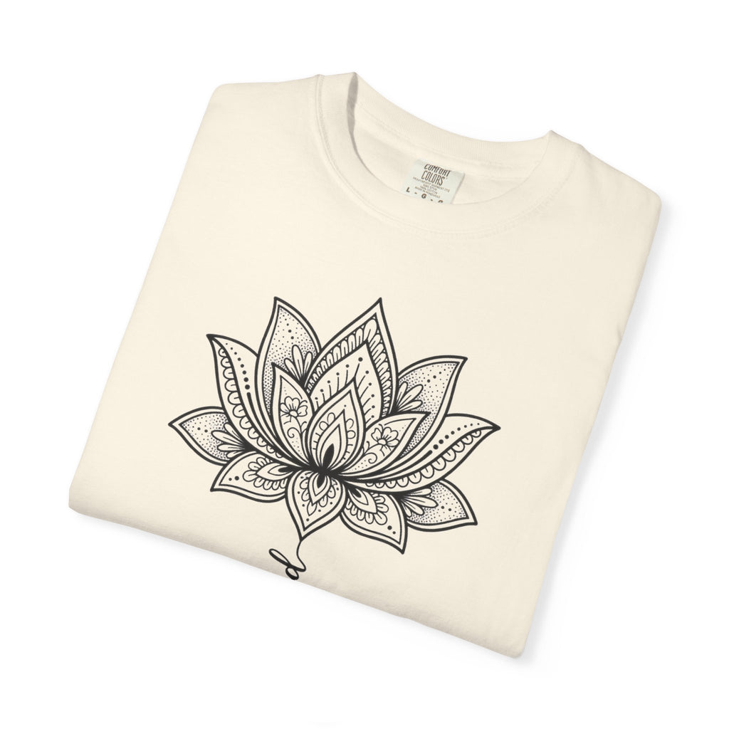 Choose To Be Kind Shirt, Mandala Lotus Line Art Tee, Minimal Kindness Shirt, Yoga Gift
