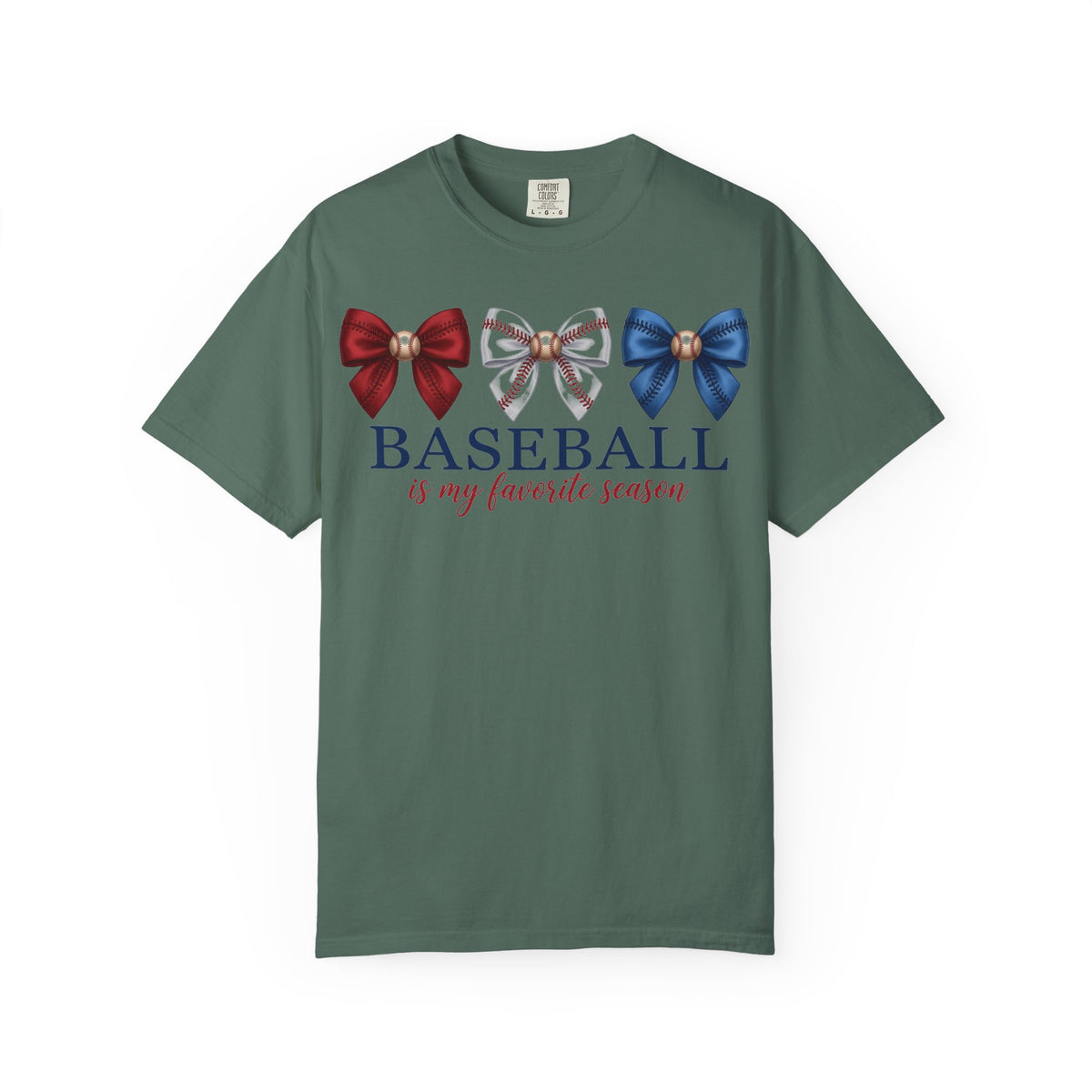 Baseball Is My Favorite Season Shirt, Coquette Baseball Bows Tee, Baseball Mom Shirt, Game Day Gift