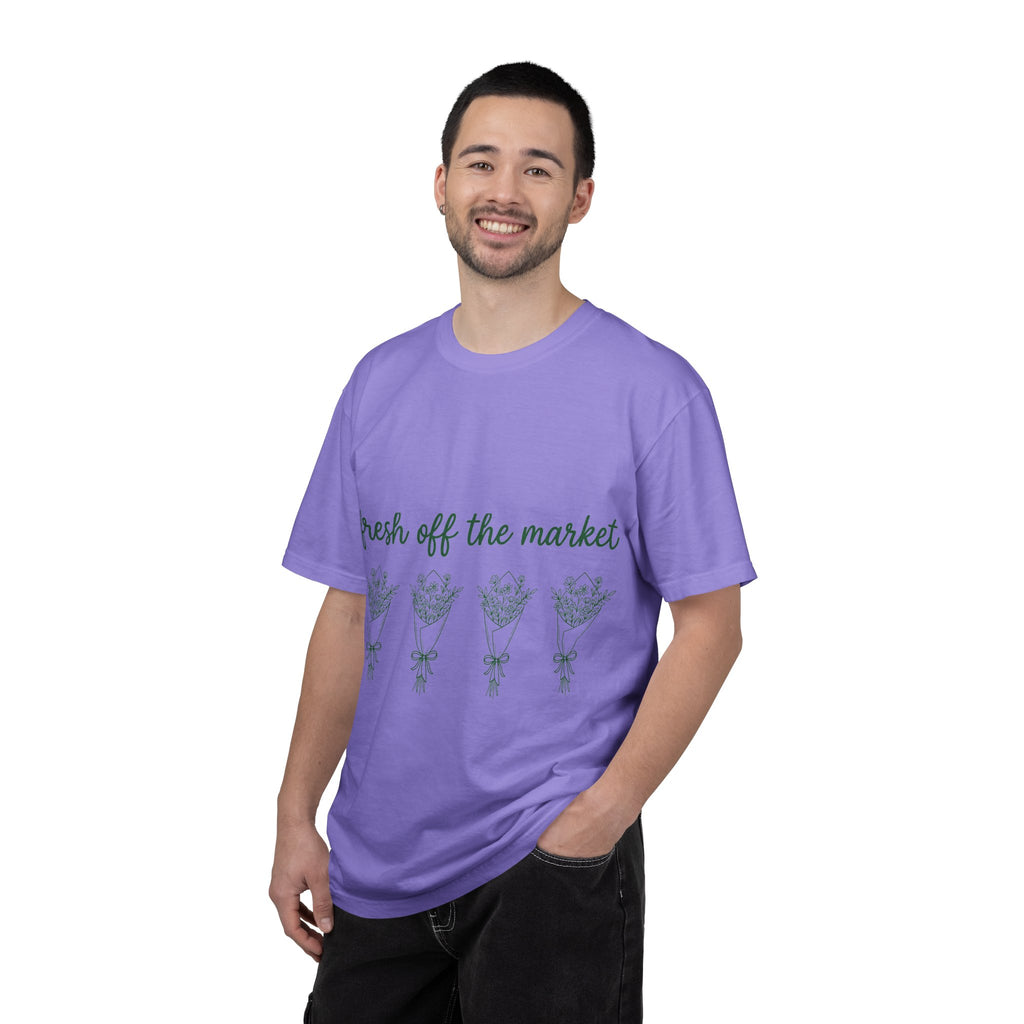 Fresh Off The Market Shirt, Line Art Flower Bouquet Tee, Newly Single Funny Shirt, Divorce Gift