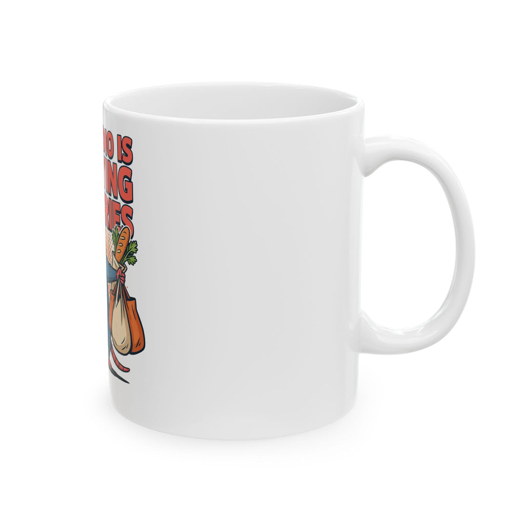 My Cardio Is Carrying Groceries Mug, Funny Gym Lover Gift for Him Her, Workout Christmas Gift, Coffee Mug 11oz 15oz