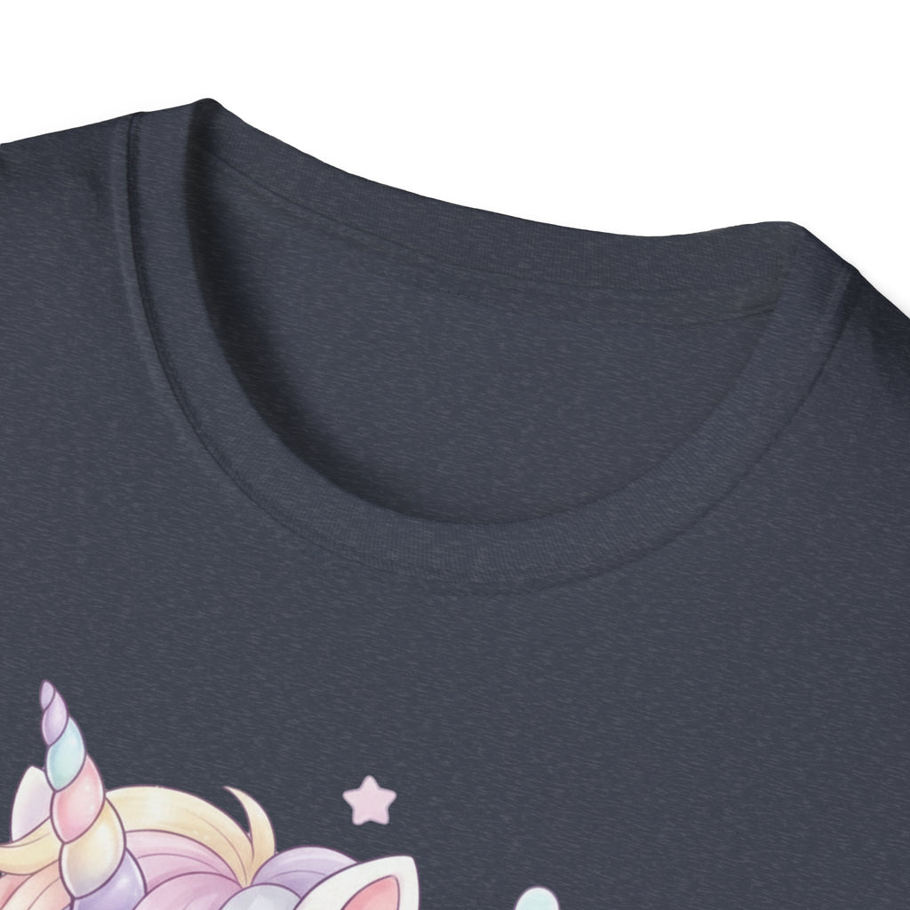 Cute Kawaii Unicorn T-Shirt — "Eres Magia Pura" Pastel Graphic Tee