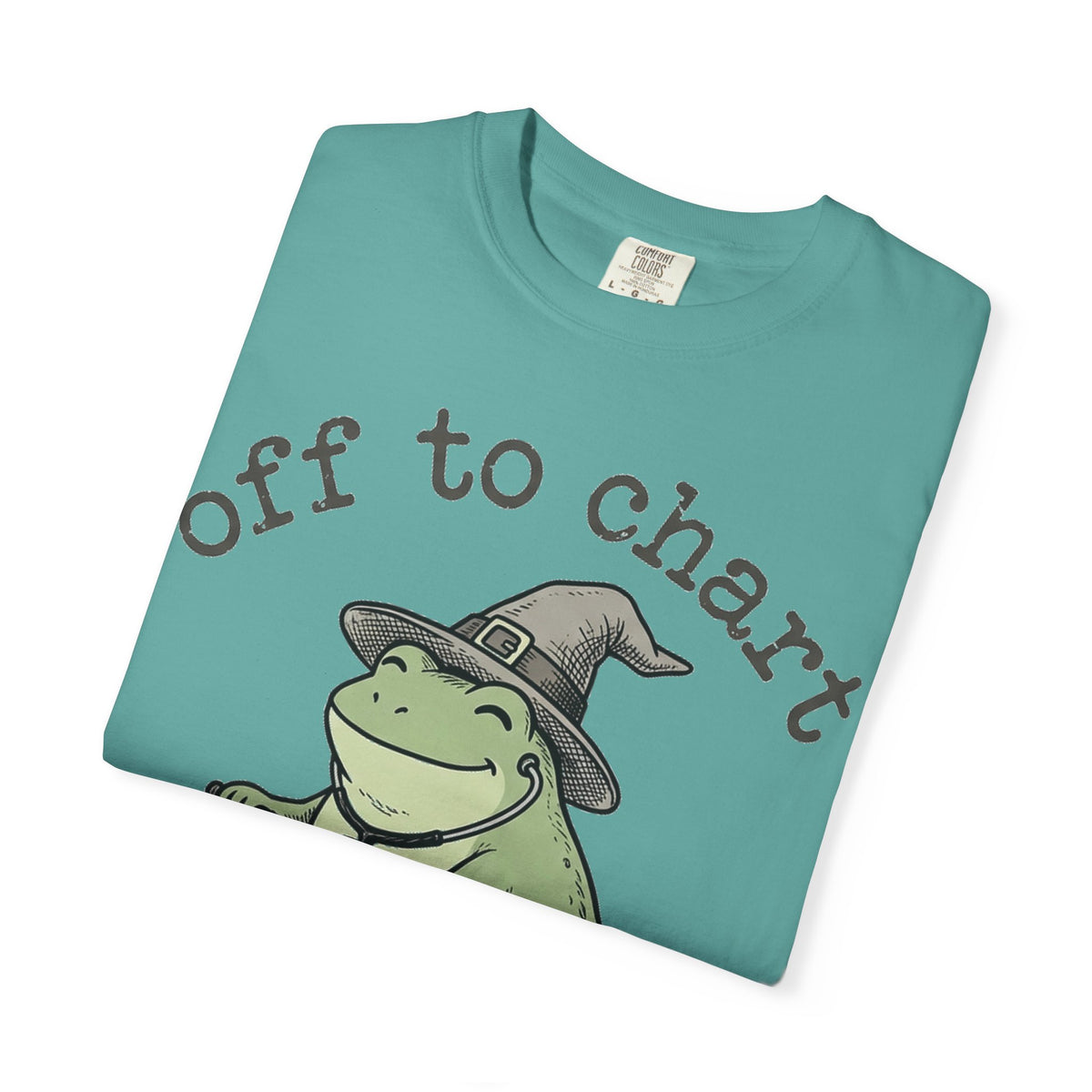 Off To Chart Shirt, Funny Witch Frog Nurse Tee, Charting Nurse Scooter Shirt, RN Gift