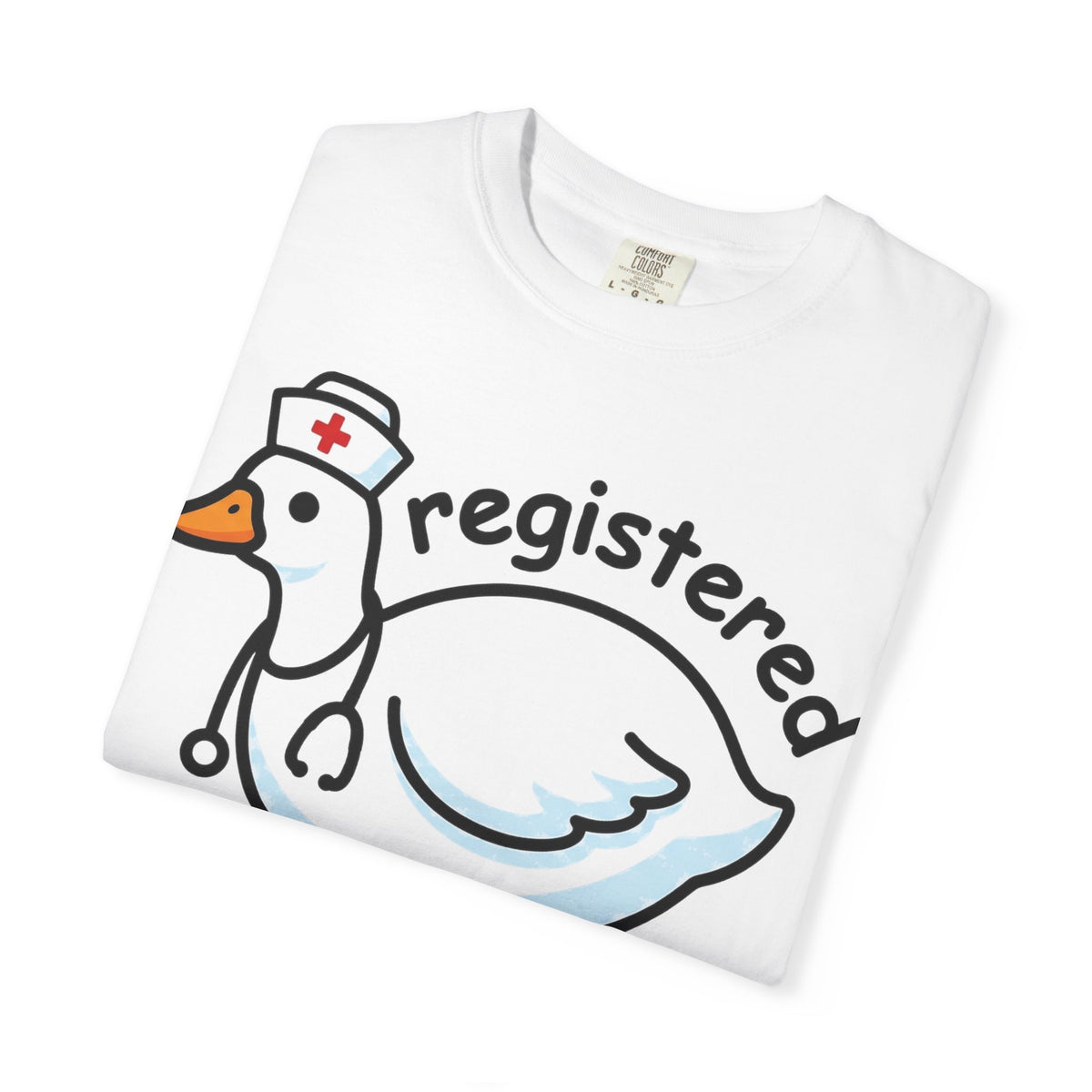 Registered Silly Goose Wide Shirt, Long Neck Nurse Goose Tee, Funny Nurse Shirt, RN Gift