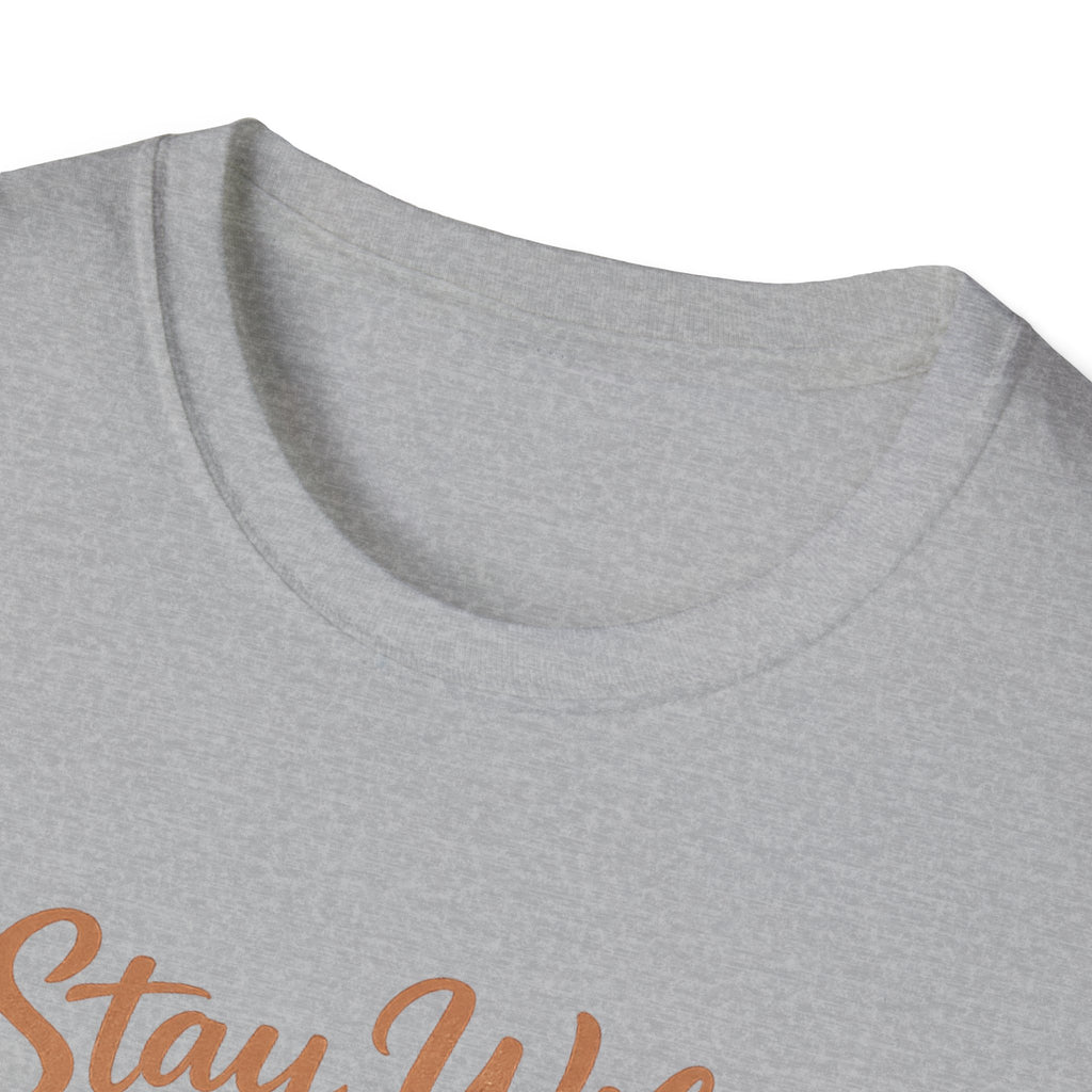 Stay Wild Bloom Bright T-Shirt — Floral Sunset Graphic Tee