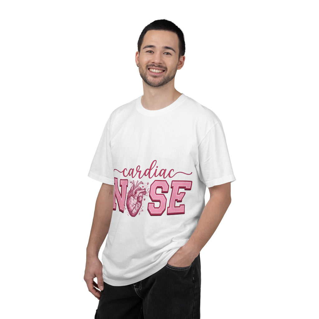 Cardiac Nurse Anatomical Heart Shirt, Pink Varsity Cardiology Tee, Cardiac RN Shirt, Nurse Gift