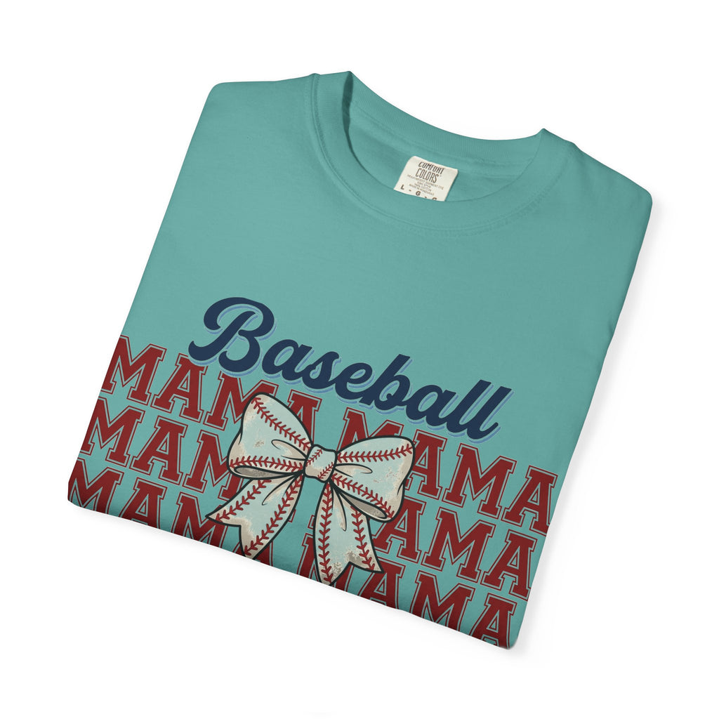 Baseball Mama Three Row Shirt, Varsity Repeat Mama Tee, Baseball Bow Mom Shirt, Little League Gift