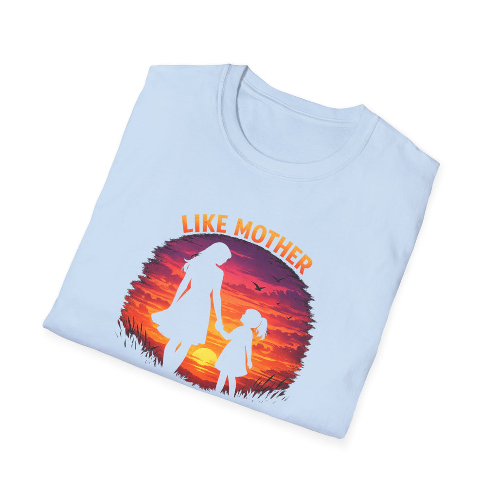 Like Mother Like Daughter T-Shirt — Sunset Silhouette Mother's Day Tee