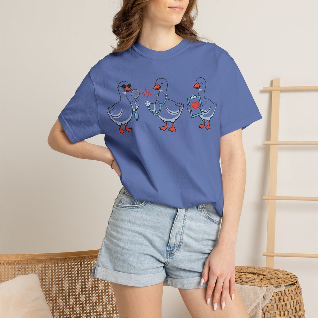 Silly Goose Nurse Squad Shirt, Funny Nurse Geese Tee, Stethoscope Goose Shirt, Nurse Team Gift