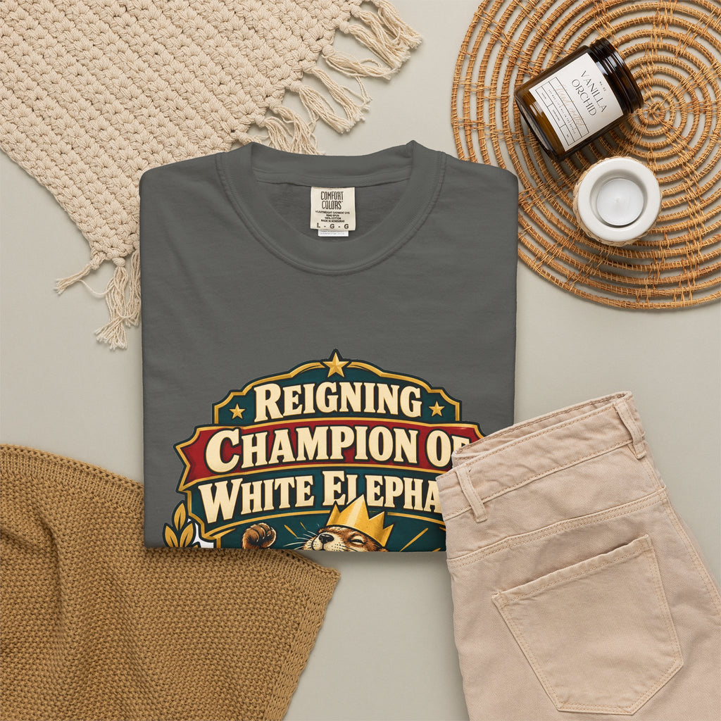 Reigning Champion Of White Elephant Shirt | white elephant gift | Work Gift