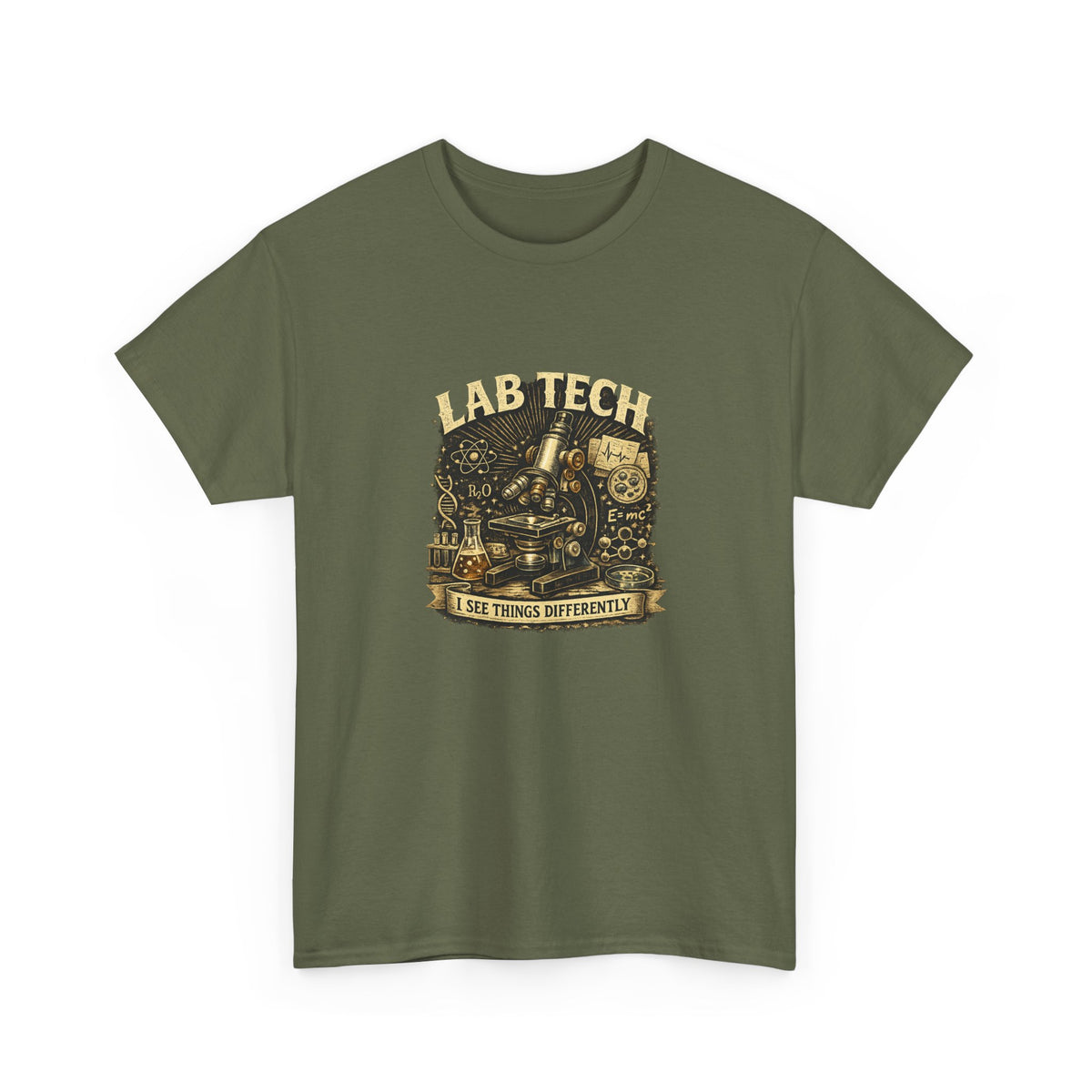 Lab Tech T-Shirt — "I Make Things Different" Vintage Science Tee