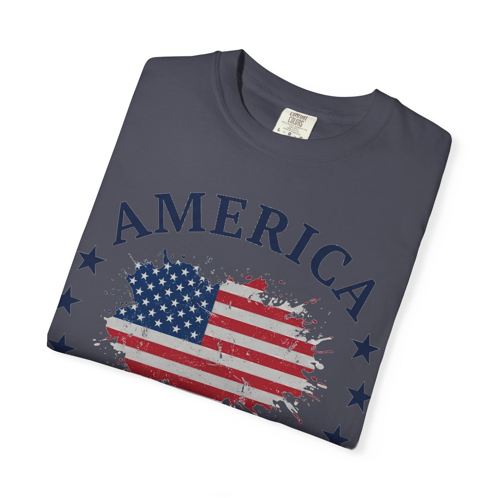 America 1776 2026 Shirt, Distressed Flag Oval Tee, Patriotic 250th Anniversary Shirt, Fourth Of July Gift