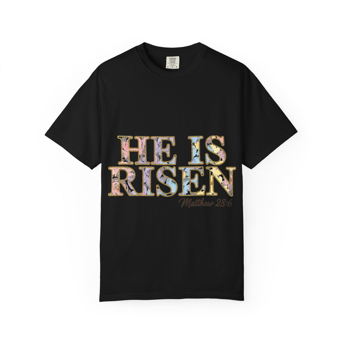 He Is Risen Shirt, Matthew 28:6 Easter Tee, Watercolor Christian Easter Shirt, Faith Gift