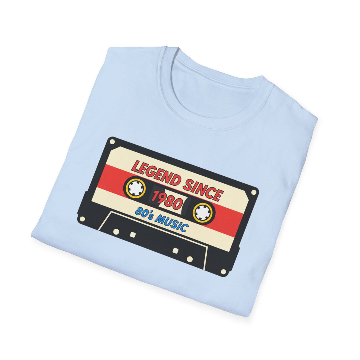 Legend Since 1980 Cassette Tee — 80s Music Retro Shirt