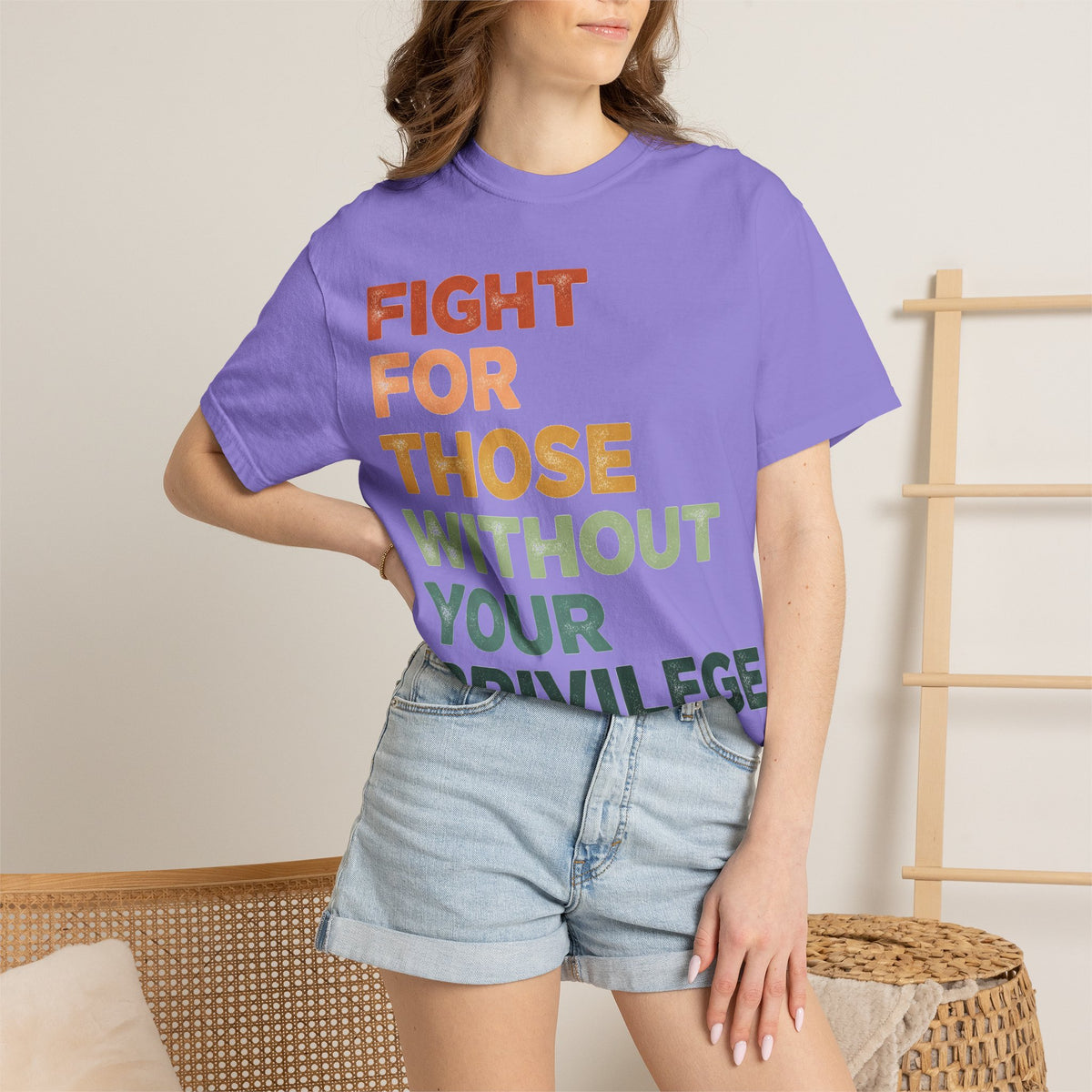Fight For Those Without Your Privilege Shirt, Retro Activist Typography Tee, Social Justice Shirt, Ally Gift