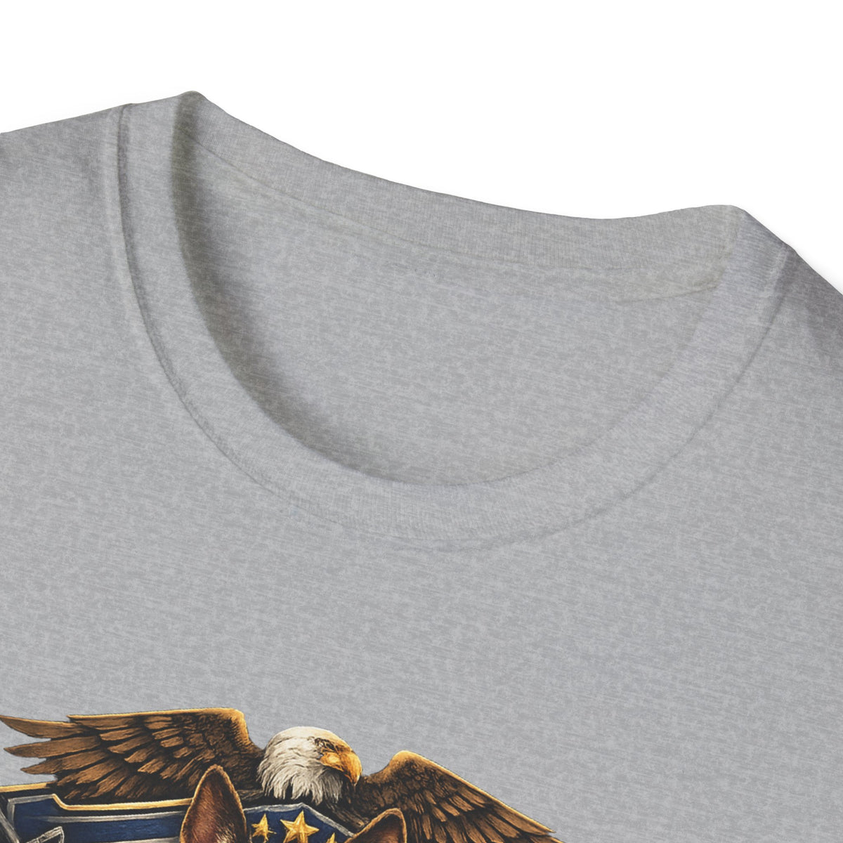 German Shepherd Mom T-Shirt — Bold Military Emblem Dog Lover Tee