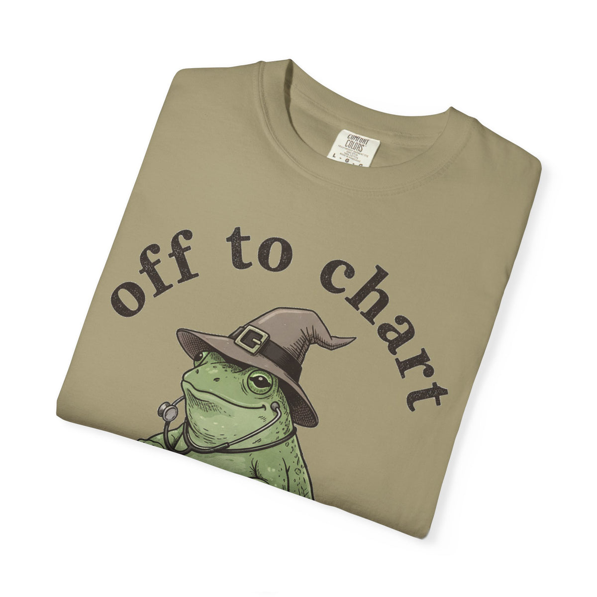Off To Chart Shirt, Witch Hat Frog Nurse Scooter Tee, Funny Charting RN Shirt, Nurse Gift