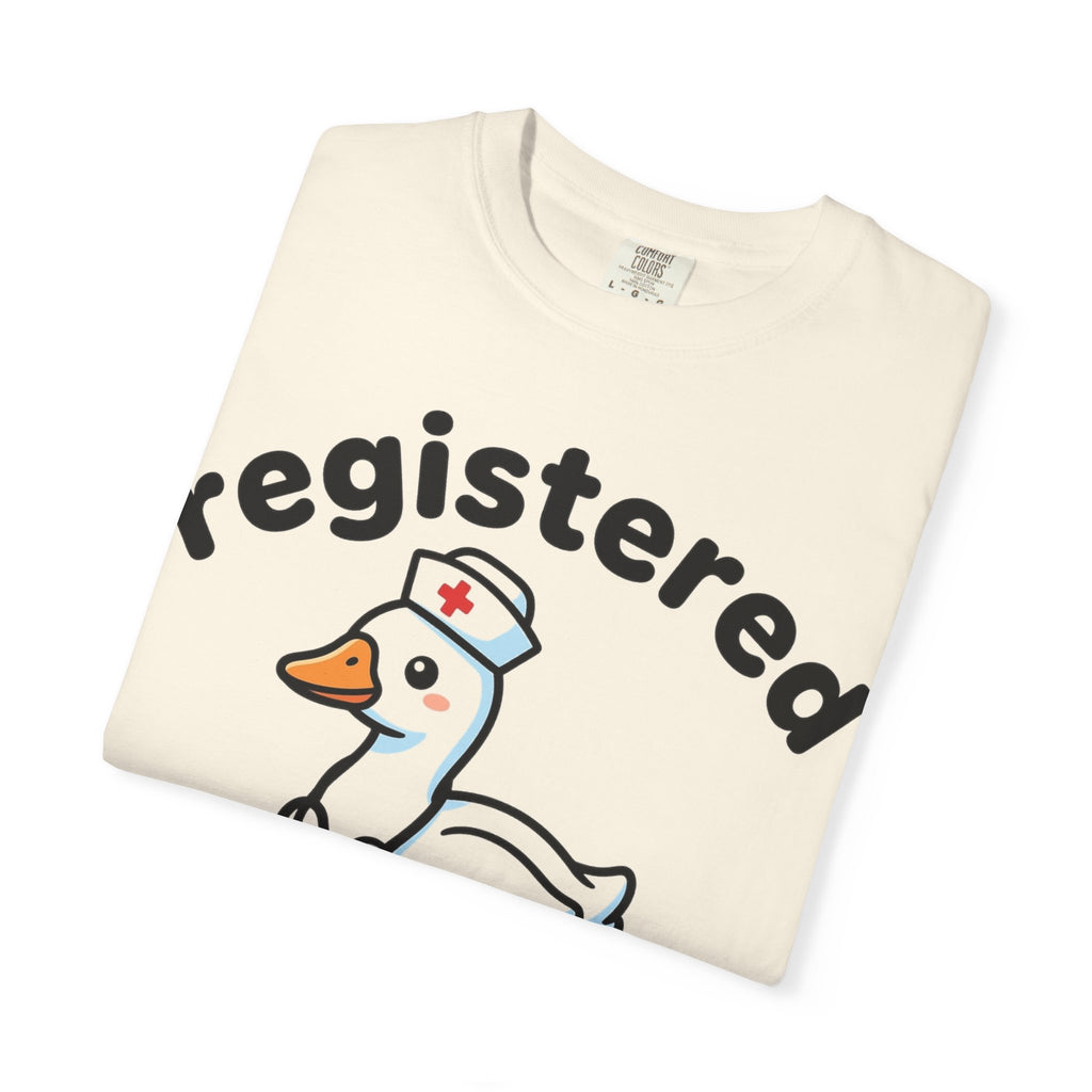 Registered Silly Goose Blushing Shirt, Cute Nurse Goose Tee, Funny RN Shirt, Nurse Week Gift