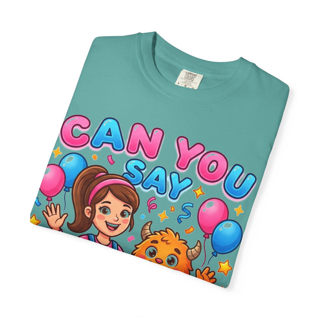 Can You Say Mama Shirt, Funny First Word Tee, Cute Monster Birthday Shirt, New Mom Gift