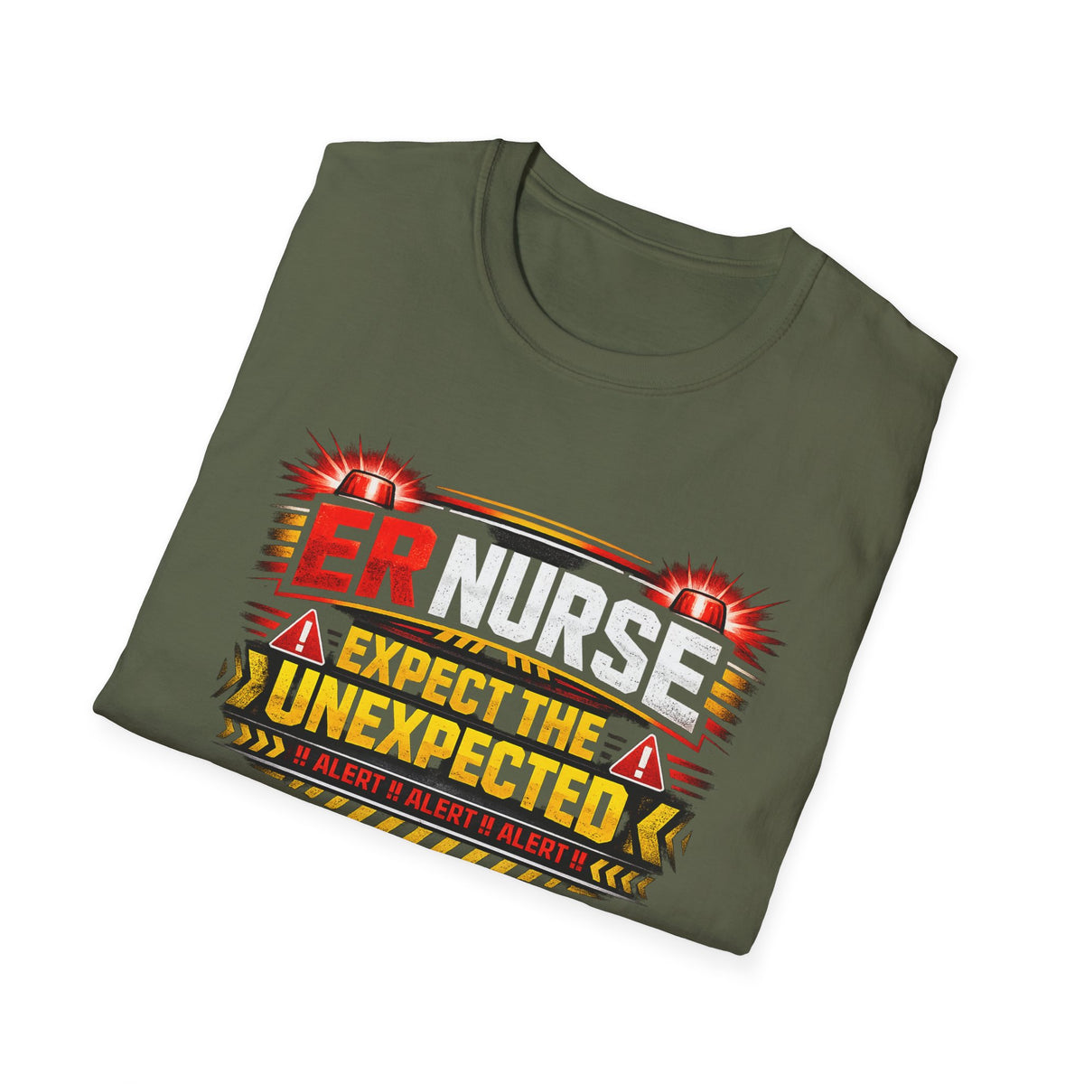 ER Nurse T-Shirt – "Expect the Unexpected" Emergency Room Tee