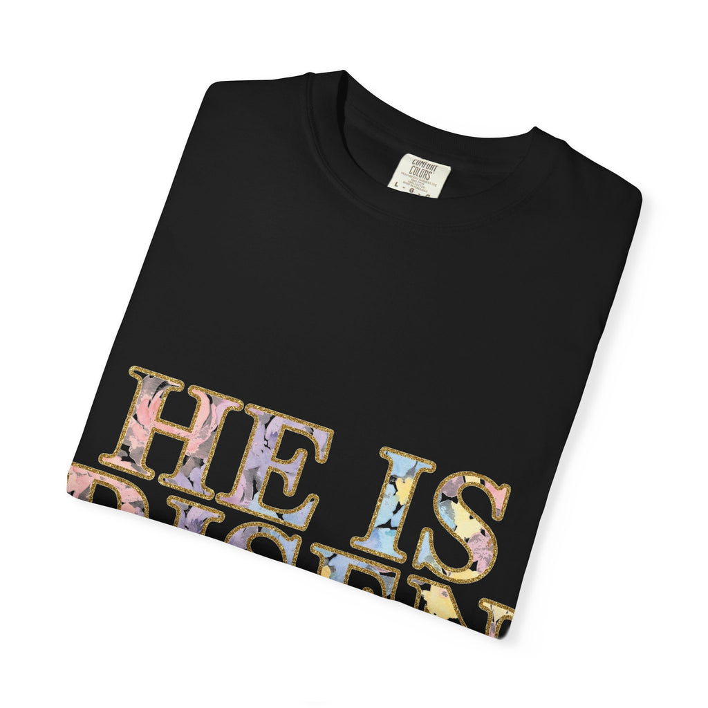 He Is Risen Shirt, Matthew 28:6 Easter Tee, Watercolor Christian Easter Shirt, Faith Gift