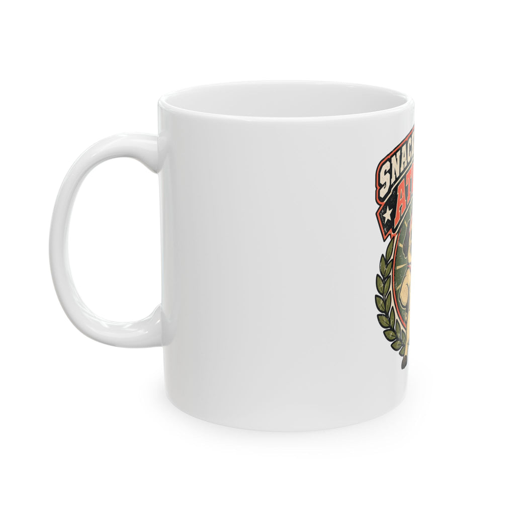 Snack Powered Athlete Mug, Funny Gym Lover Gift for Him Her, Workout Christmas Gift, Coffee Mug 11oz 15oz