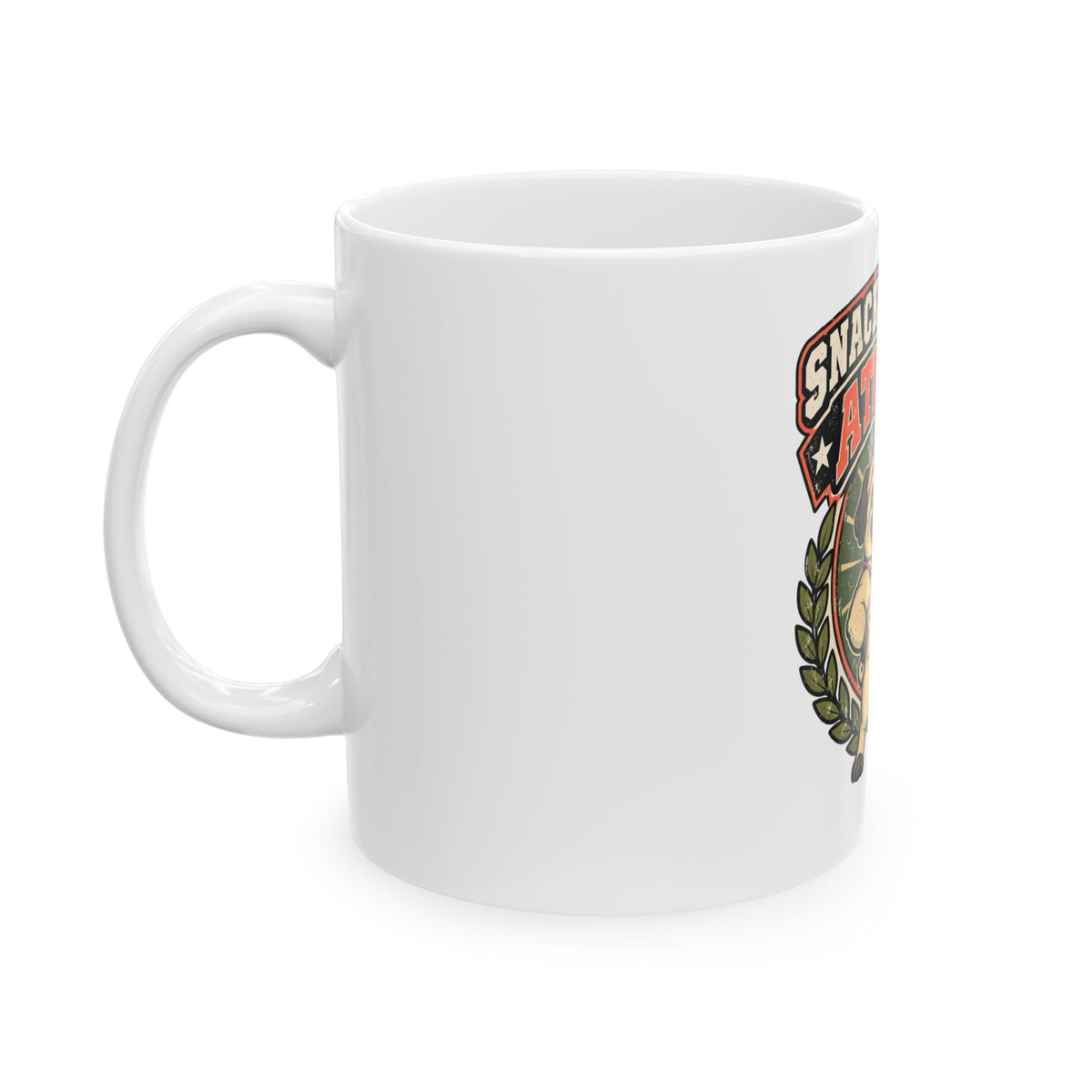 Snack Powered Athlete Mug, Funny Gym Lover Gift for Him Her, Workout Christmas Gift, Coffee Mug 11oz 15oz