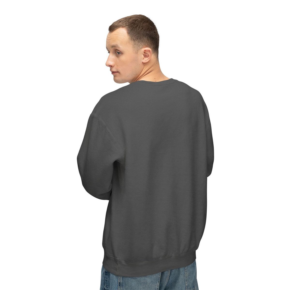 Electrician Crewneck Sweatshirt — "Keepin' Your Lights On" Graphic