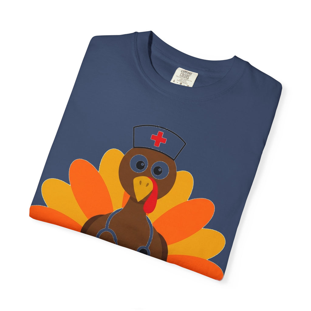 Nurse Turkey Shirt, Funny Thanksgiving Nurse Tee, Stethoscope Turkey Shirt, RN Holiday Gift