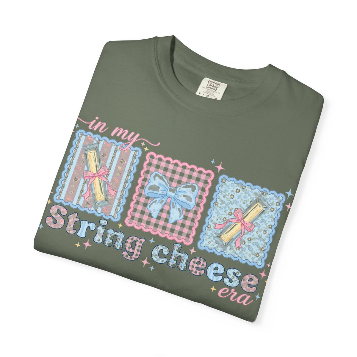 In My String Cheese Era Shirt, Coquette Bow Snack Tee, Funny Girl Dinner Shirt, Cute Gift