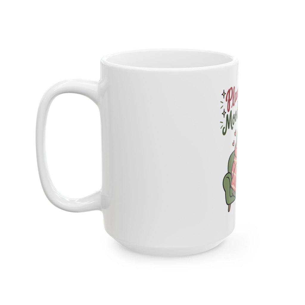 Plans Cancelled Mood Improved Mug, Funny Introvert Gift for Friend, Homebody Christmas Gift, Coffee Mug 11oz 15oz
