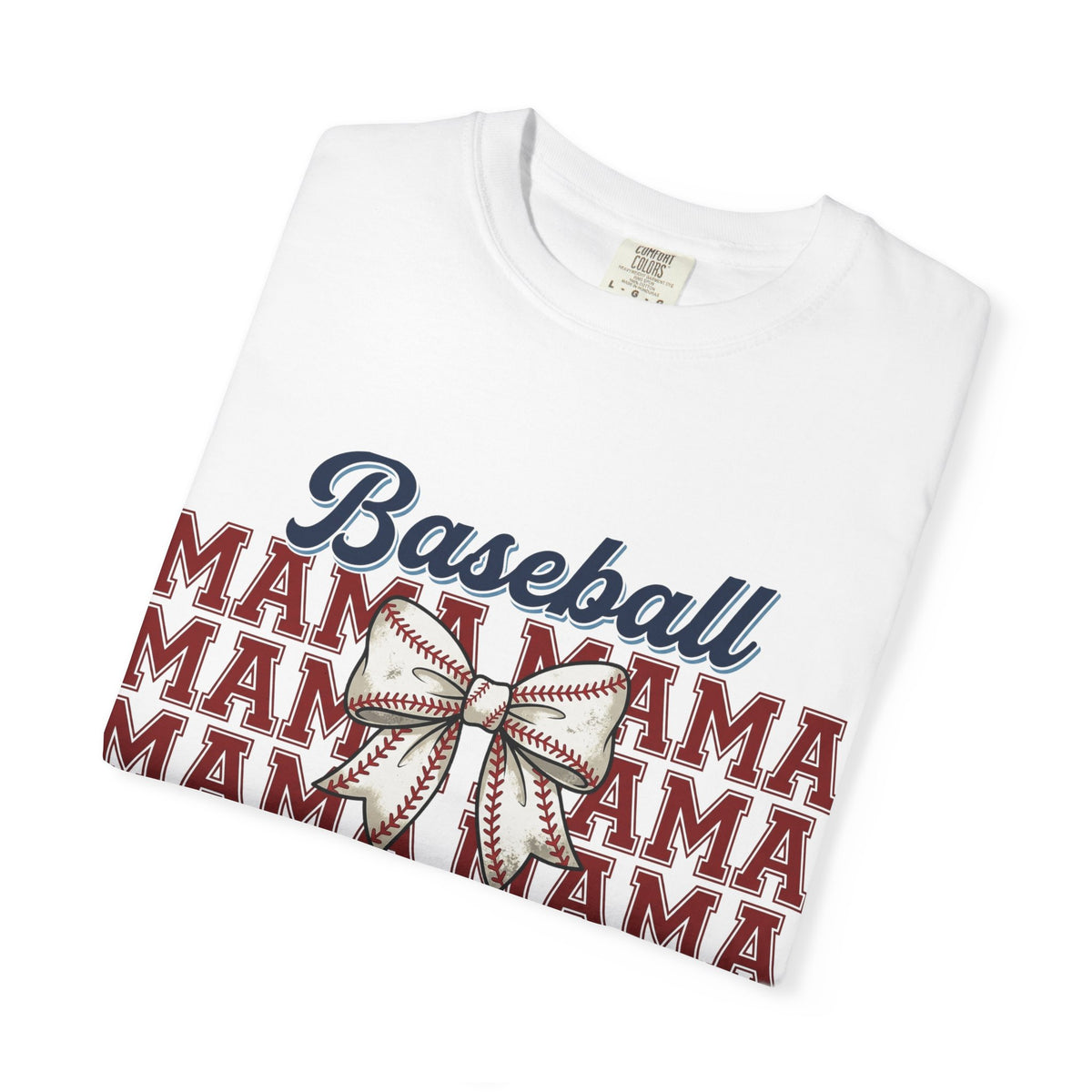 Baseball Mama Three Row Shirt, Varsity Repeat Mama Tee, Baseball Bow Mom Shirt, Little League Gift