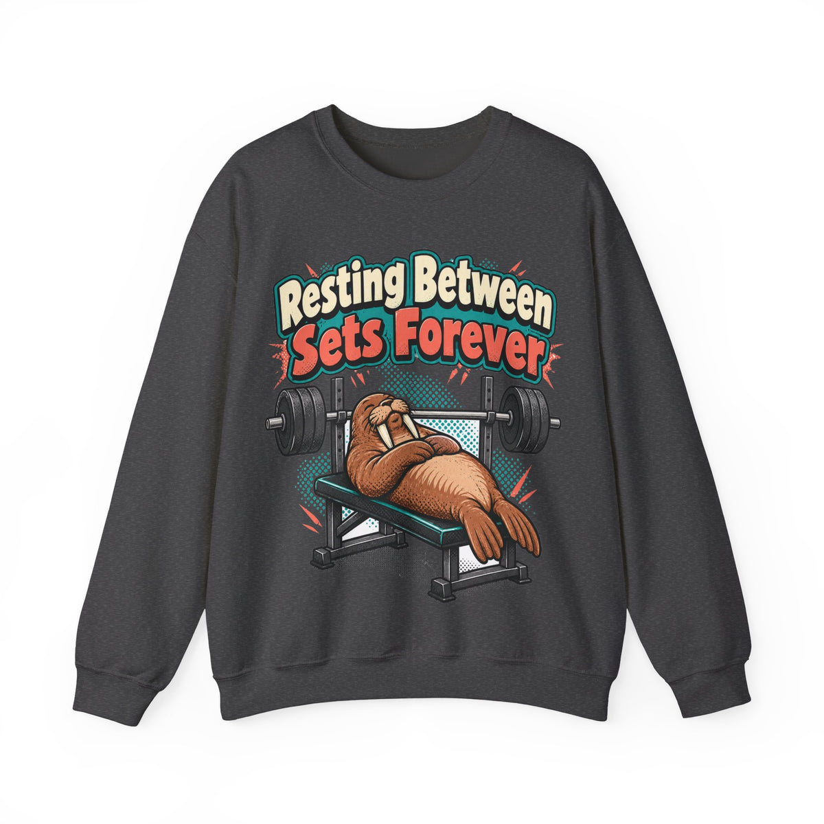 funny gym Sweatshirt Resting Between Sets Forever Sweatshirt, Funny Lifting Graphic Sweatshirt,