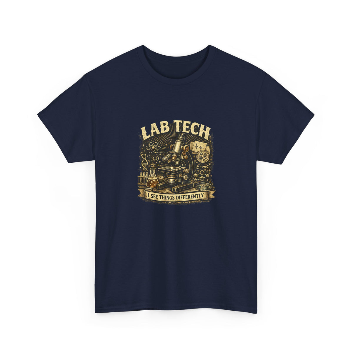 Lab Tech T-Shirt — "I Make Things Different" Vintage Science Tee