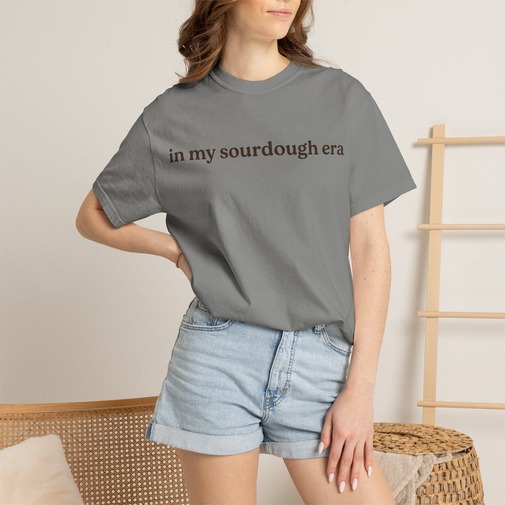 In My Sourdough Era Shirt, Funny Bread Baker Tee, Serif Sourdough Starter Shirt, Baking Gift