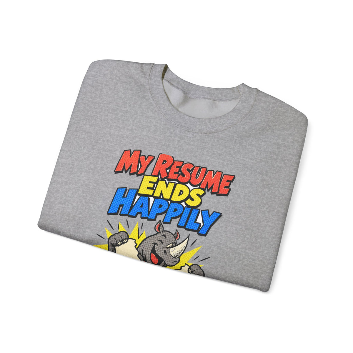 Funny Retirement Sweatshirt My Resume Ends Happily, Retirement Gift Tee, Comfort Colors Graphic T-Shirt