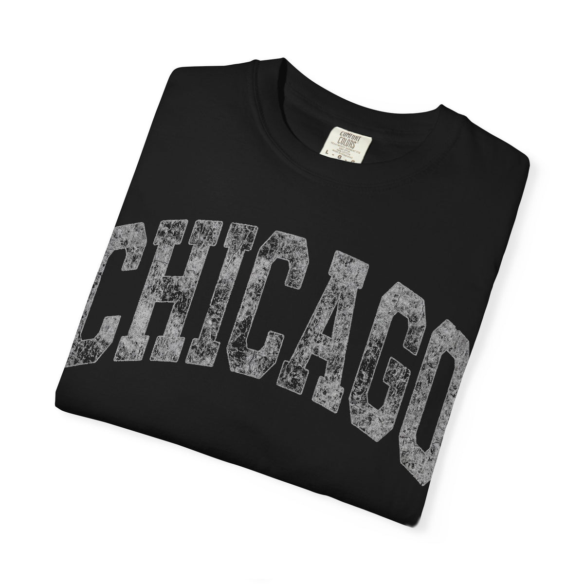 Chicago Vintage Shirt, Distressed Varsity Chicago Tee, Illinois Home City Shirt, Chicago Gift