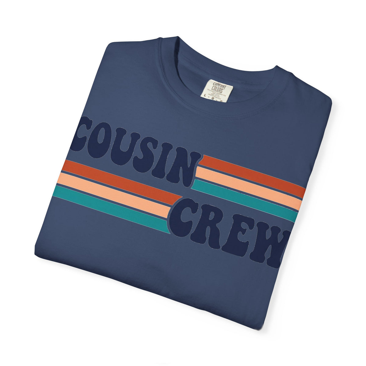 Cousin Crew Retro Stripe Shirt, Vintage Matching Family Tee, Cousin Reunion Shirt, Family Gift