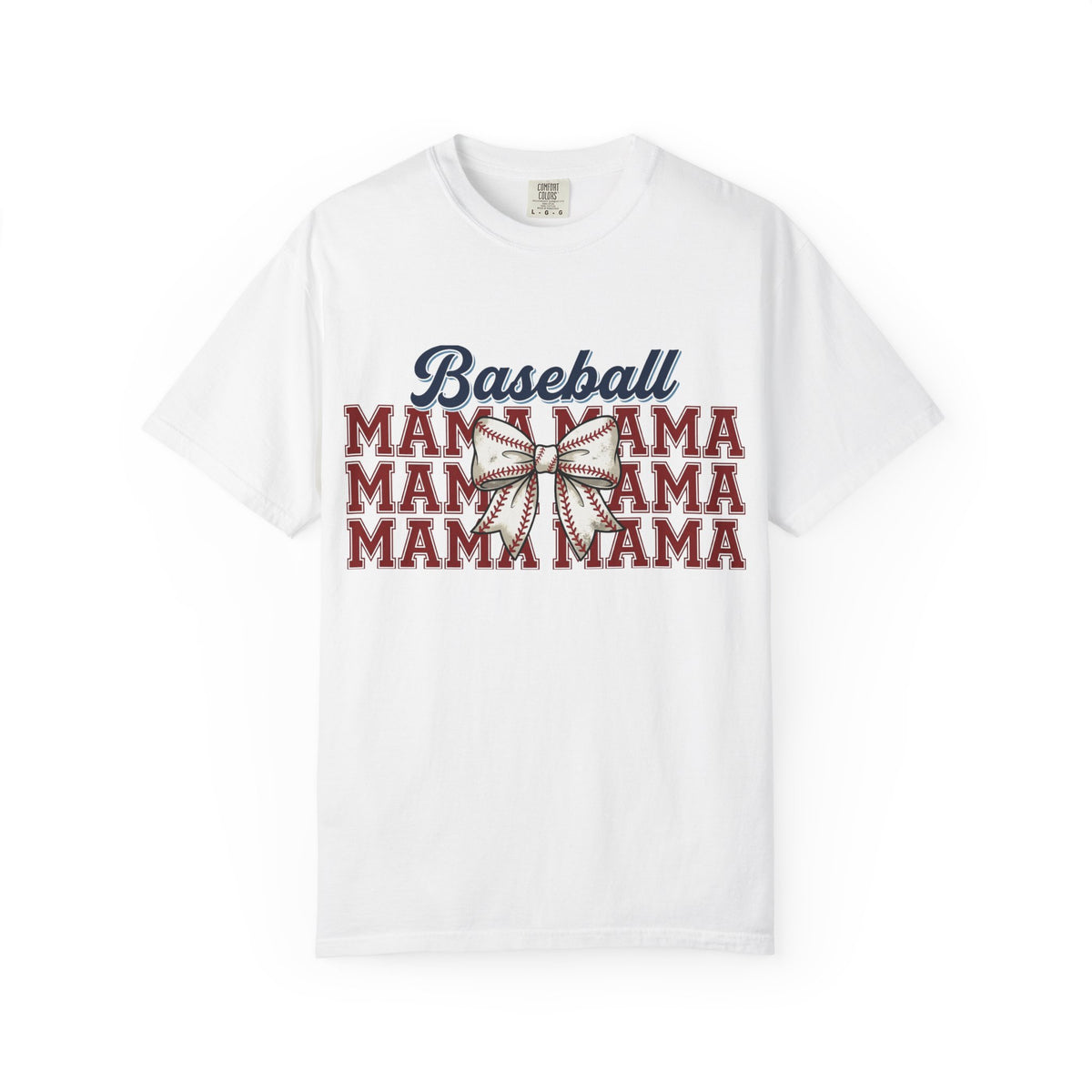 Baseball Mama Three Row Shirt, Varsity Repeat Mama Tee, Baseball Bow Mom Shirt, Little League Gift