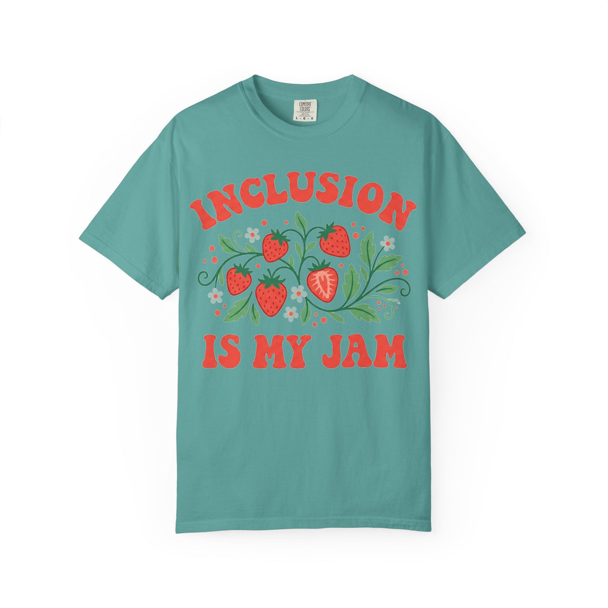 Inclusion Is My Jam Shirt, Strawberry SPED Teacher Tee, Retro Inclusion Shirt, Special Education Gift