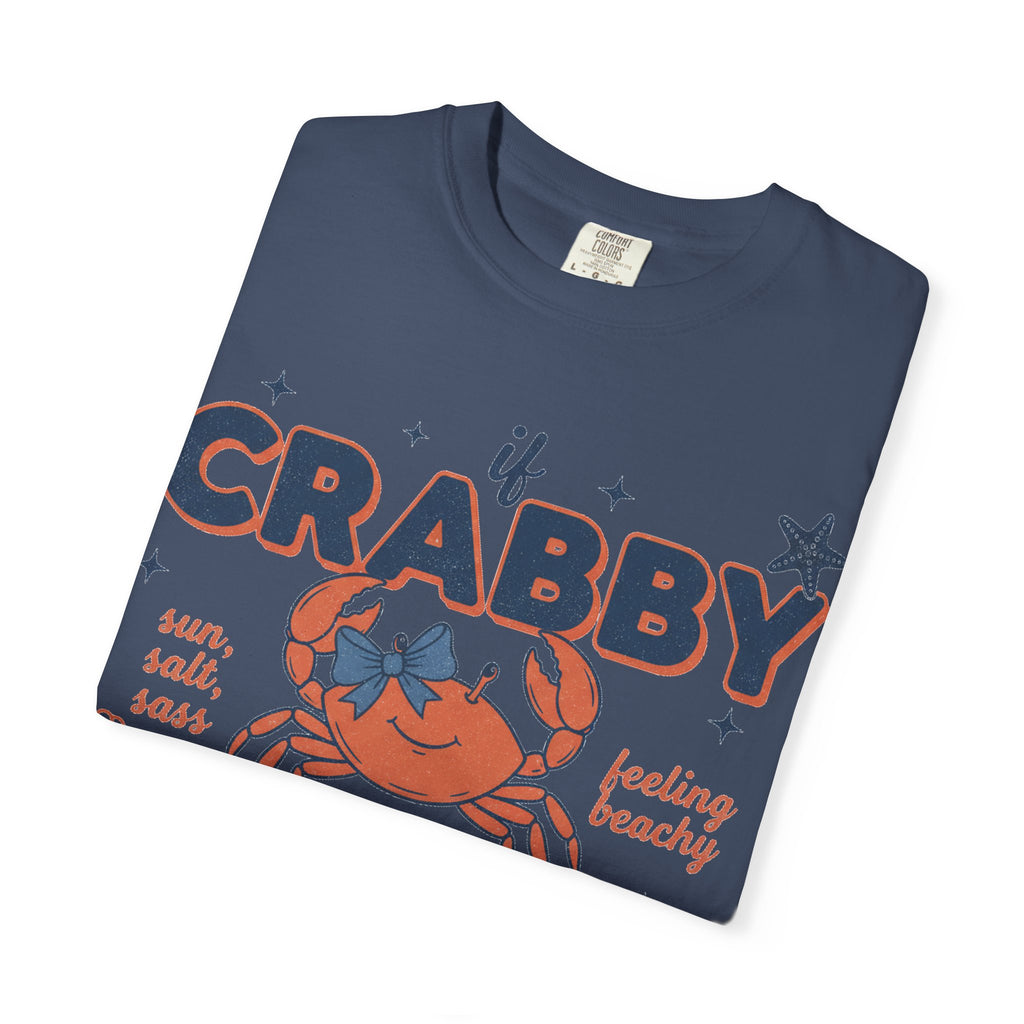 If Crabby Return To The Beach Bold Shirt, Retro Crab Coastal Tee, Funny Beach Shirt, Summer Gift