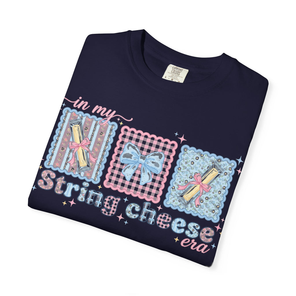 In My String Cheese Era Shirt, Coquette Bow Snack Tee, Funny Girl Dinner Shirt, Cute Gift