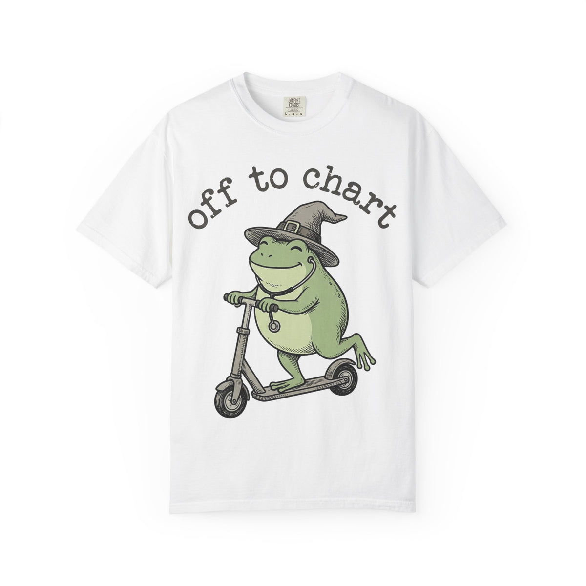 Off To Chart Shirt, Funny Witch Frog Nurse Tee, Charting Nurse Scooter Shirt, RN Gift