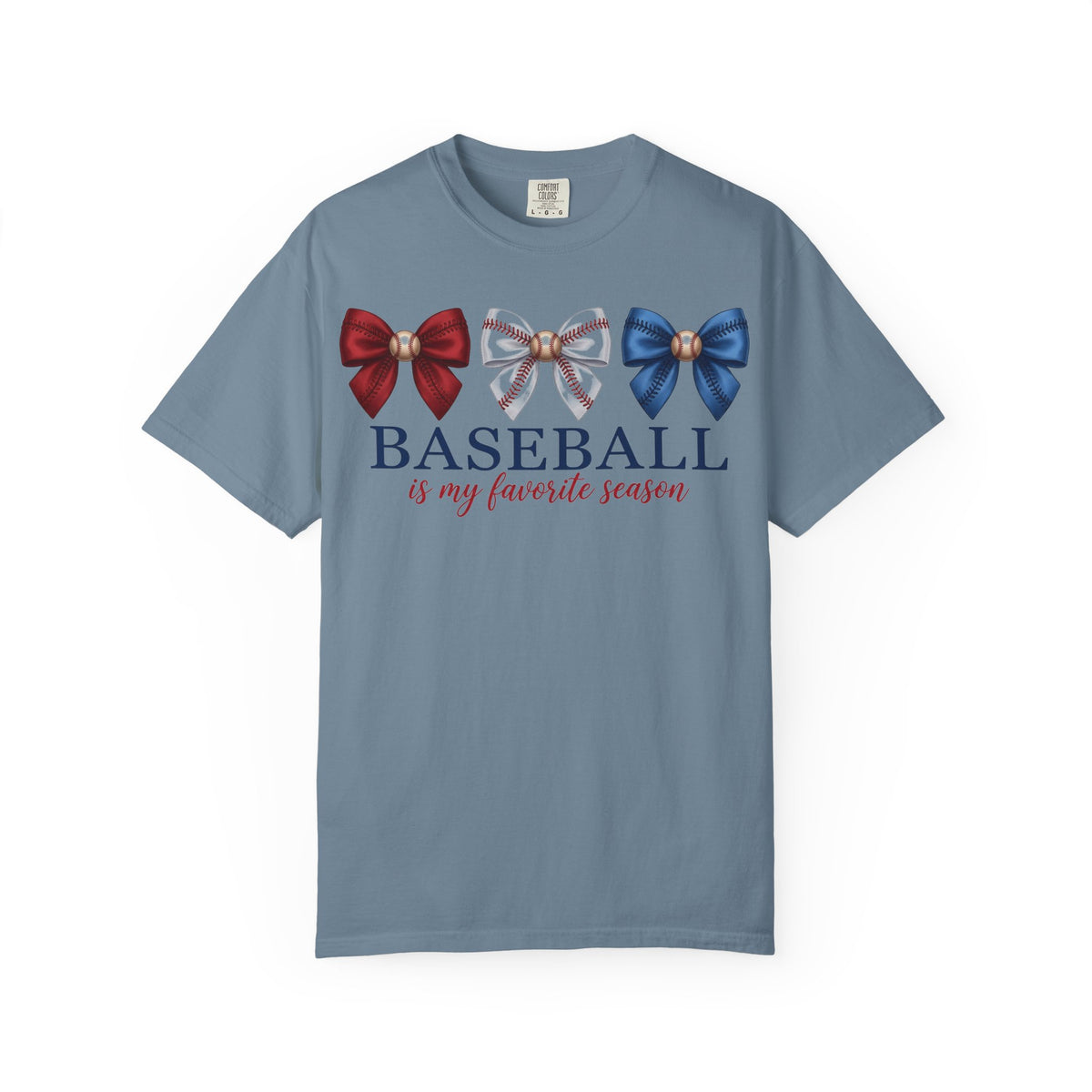 Baseball Is My Favorite Season Shirt, Coquette Baseball Bows Tee, Baseball Mom Shirt, Game Day Gift