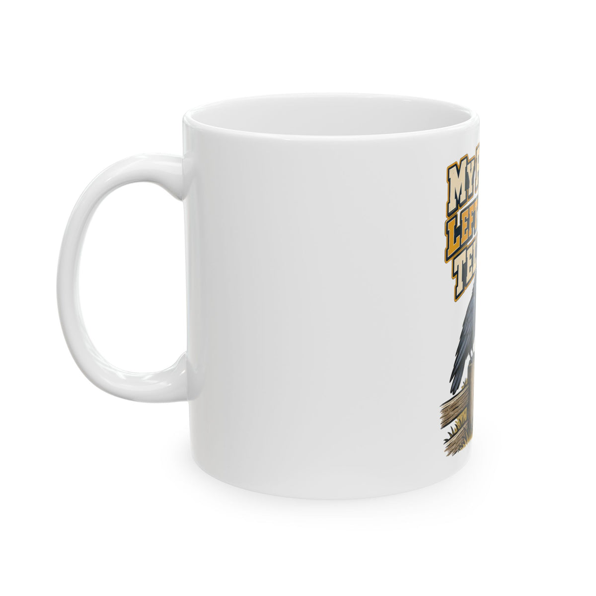 My Patience Left Without Telling Me Mug, Funny Sarcastic Gift for Coworker, Secret Santa Gift, Coffee Mug 11oz 15oz