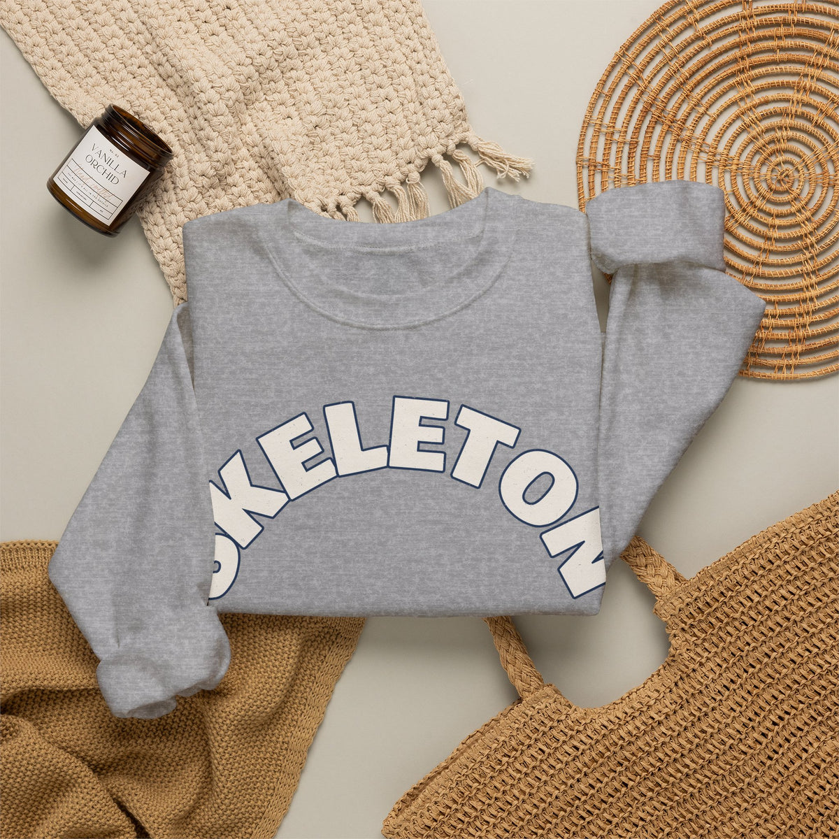 Skeleton Crew Night Shift Sweatshirt | Nurse Halloween Sweatshirt | Spooky Nurse Sweatshirt | Healthcare Worker Gift | Halloween 2026