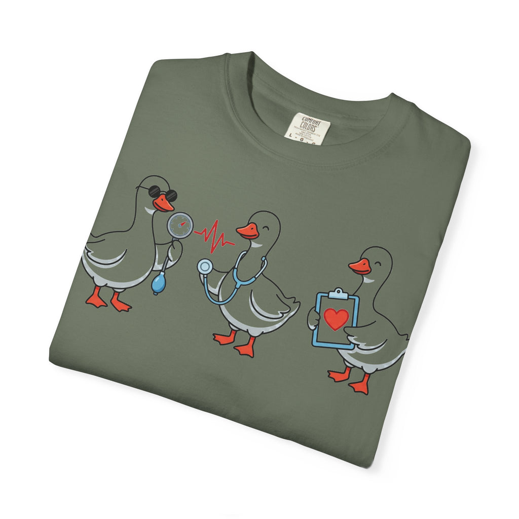 Silly Goose Nurse Squad Shirt, Funny Nurse Geese Tee, Stethoscope Goose Shirt, Nurse Team Gift